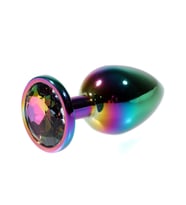 Metal Rainbow Taşlı Rainbow  Plug Orta Boy