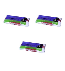 ArmaPlus Takviyeli Kalın Baskılı Beyaz Çanta Poşet Torba - 5 No - 50x60 Cm. - 50 Adetlik 3 Paket