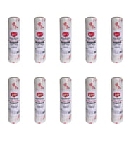 Roll-Up Tek Kullanımlık Laminelli Çiçek Desenli Kağıt Masa Örtüsü - 100x150 Cm. - 16 Yaprak 10 Rulo