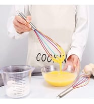 1 Adet Renkli Silikon Yapışmaz Çırpıcı Pratik Yumurta Çırpıcı Yemek Pişirmek Için (29 Cm),