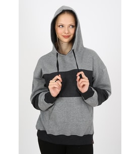ALEXANDERGARDI KAPÜŞONLU SWEATSHIRT (E21-550402) (Gri)