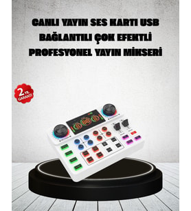 Canlı Yayın ve Karaoke İçin Profesyonel Ses Kartı Bluetooth Destekli