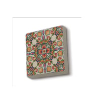 İtalyan Deseni Baskılı Taş Magnet 5X5