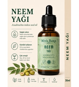 Neem (tesbih Ağacı) Yağı, 30ml %100 Saf