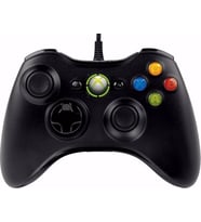 Microsoft Xbox 360 Pc Uyumlu Wired Kablolu Oyun Kolu Controller (Siyah)
