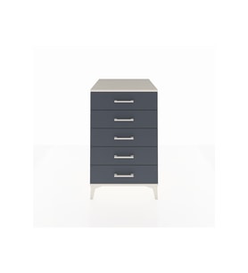 Kronos Komodin 5 Çekmeceli 60x59x96 Aytaşı-Antrasit