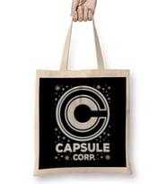 Dragon Ball Z Capsule Corporation Christmas Snow Logo Bez Çanta Uzun Saplı