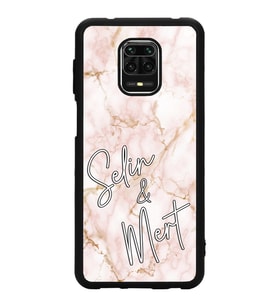 Xiaomi Redmi Note 9 Pro Uyumlu Gold Mermer Tasarımlı Glossy Telefon Kılıfı