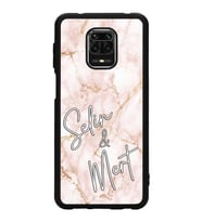 Xiaomi Redmi Note 9 Pro Uyumlu Gold Mermer Tasarımlı Glossy Telefon Kılıfı