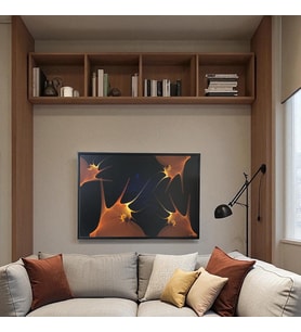 Dekoratif Soyut Tablo 70 x 100 cm CAN002 - Ev - Otel - Ofis - Hastahane - Kafe - Restourant Dekorasyonu
