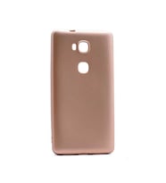 Huawei GR5 Uyumlu Kılıf Zore Premier Silikon Kapak (Gold)