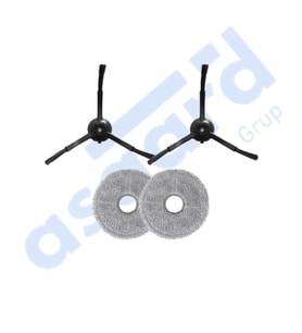 Roborock Q REVO PRO-S-MAXV Uyumlu 2 Yan Fırça 2 Mop PKT-iasgf0000571