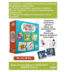 Premium Zeka Geliştirici Eğlenceli Öğretici Çocuk El Göz Koordinasyonu BAĞLANTI KURMA Puzzle Oyunu
