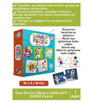 Premium Zeka Geliştirici Eğlenceli Öğretici Çocuk El Göz Koordinasyonu BAĞLANTI KURMA Puzzle Oyunu