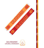 Galatasaray Orijinal Çift Taraflı Atkı (Sarı-Lacivert)