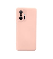 Xiaomi Mi 11T Pro Kılıf Nano içi Kadife Silikon - Pudra