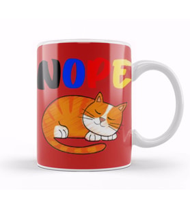 Funny Cat Lover Gifts Kupa Bardak Porselen