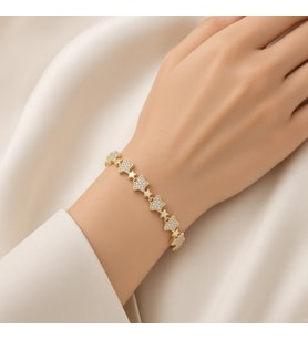 STİL İNCİSİ/XUPING JEWELRY YILDIZ ZİRKON TAŞLI BİLEKLİK