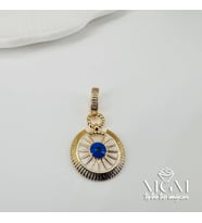 Zirkon Taşlı Pirinç Charmlar - Charm0010