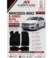MERCEDES B SERİSİ W246 2011 - 2018 Araca Özel Kauçuk 3D Profesyonel Oto Paspası