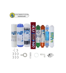 Purefer Açık kasa çift karbonlu Sertifikalı 8li Orijinal Lg Kuno mebran  mineral+alkalili+detox