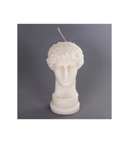 15 cm Hermes Kokulu Büst Mum-15 Hermes Mum (Krem)
