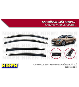 FORD YENİ FOCUS 5 2018 2019 2020 MODEL KROMLU CAM RÜZGARLIĞI
