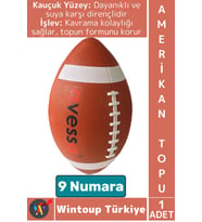 #Top Profesyonel Genç Yetişkin Maç Antreman Rugby Suya Dayanıklı Kauçuk Amerikan Futbol Topu 9 No