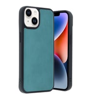 iPhone 14 Kılıf Aras Deri Kapak - Açık Yeşil