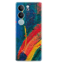 Vivo V29 Kılıf Silikon Desen Özel Seri Ressam Sulu Boya 1600