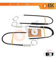 Audi A8 S8 Quattro MK2 D3 4E2 4E8 2002-2010 4E0837462B İçin Elektrikli Ön Sağ Cam Kriko Tamir Seti