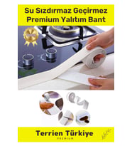 Duş Pvc Lavabo Küvet Tezgah Kenar Banyo Mutfak Pencere 3,2 Mt Su Sızdırmaz Geçirmez Yalıtım Bant