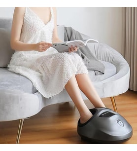 Valkyrie Isı Zaman Hava Basınç Ayarlı Ayak Masaj Aleti Shiatsu Foot Massager Kumandalı