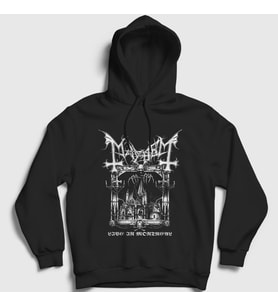 Presmono Unisex Siyah Montreal Mayhem Kapüşonlu Sweatshirt 64912tt