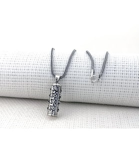 Düğüm Motifli Cevşeni Kebir Dualı 925 Ayar Gümüş Kolye