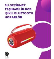 Bluetooth Kablosuz Hoparlör – Taşınabilir, Güçlü Ses