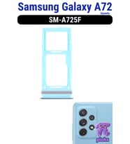 Samsung Galaxy A72 Sim Kart Tepsisi Çekmecesi Aparatı SM-A725F Uyumlu