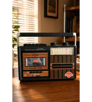 Fepe FP-319BT Elektrikli Nostaljik Kaset Çalar Radyo - Bluetooth, USB, SD Müzik Çalar