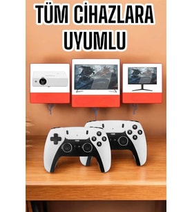 Joystick Çift Kollu Oyun Kolu Retro Oyun Yüksek Çözünürlüklü 3d Game