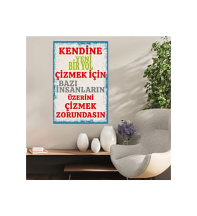 Ahşap Retro Mdf Poster , Komik Sözler , Duvar Yazıları , Manzara ,  Tarih , Edebiyat - Tbl0375