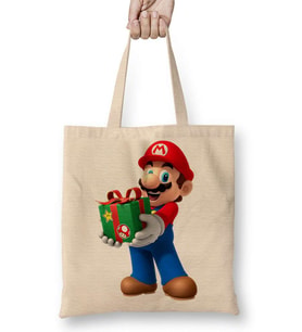 Super Mario Bez Çanta Uzun Saplı