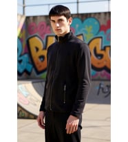 Erkek Dik Yaka Standart Kol Fermuarlı Polar Sweatshirt Fonksiyonel Dayanıklı Kaliteli Spor
