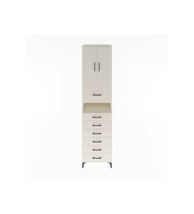 Hyperion Dolap 2 Raflı 7 Çekmeceli 2 Kapaklı 60x44x243 Aytaşı-Aytaşı