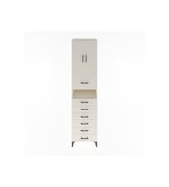 Hyperion Dolap 2 Raflı 7 Çekmeceli 2 Kapaklı 60x44x243 Aytaşı-Aytaşı