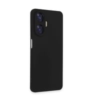 Realme C55 Kılıf Nano İçi Kadife Silikon - Siyah
