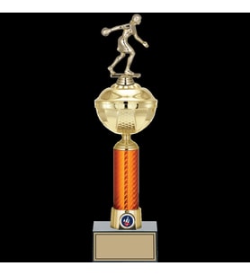 ODAK KUPA - Figürlü Kupalar - Bowling Kadın Figürlü Kupalar FG-055 B - 42 cm
