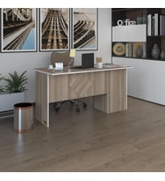 Kenzlife ofis masası yoko ono crd sol 75*150*80 kilitli kapaklı dolap eşkenar bilgisayar çalışma masası (Karışık)