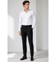 Erkek Slim Fit Edmone Kumaş Pantolon Mc413-Siyah