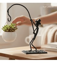 El Yapımı Dekoratif Mini Saks Standı SPH003 Demirden Hikayeler