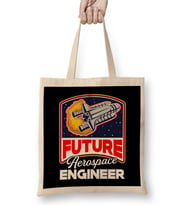 Future Aerospace Engineer Cute Engineering Student Bez Çanta Uzun Saplı